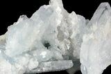 Tabular, Blue Barite Crystal Cluster - Spain #55299-1